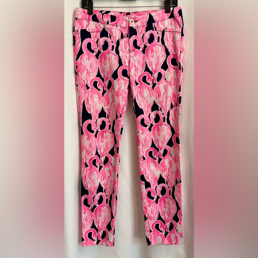Lilly Pulitzer Kelly Textured Via Amor Skinny Ankle Pant